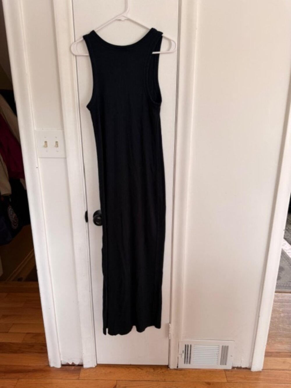 Universal Thread Black Ribbed Maxi Dress – Women’s Size Large - Picture 4 of 5
